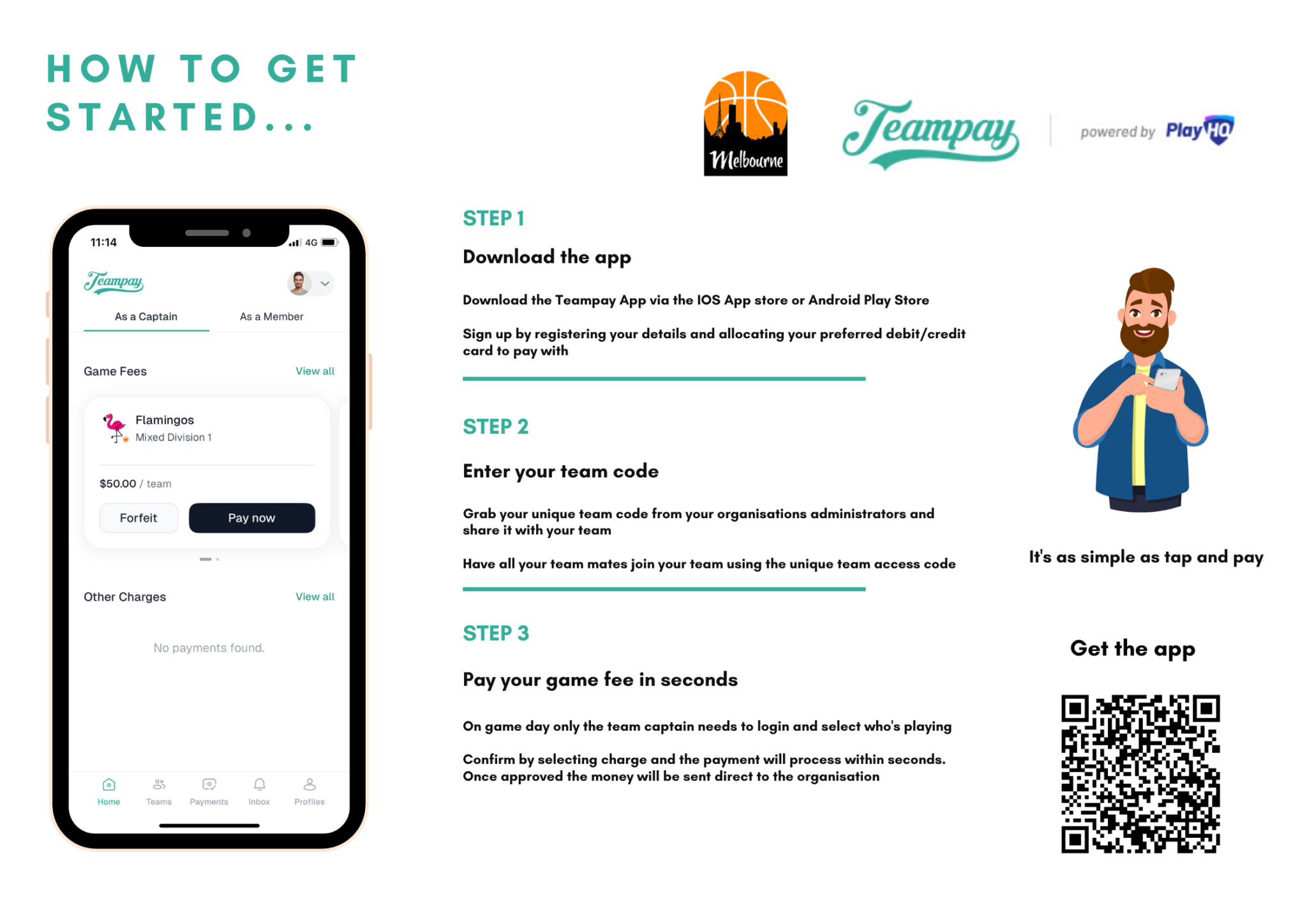Teampay Fixtures – Melbourne Basketball